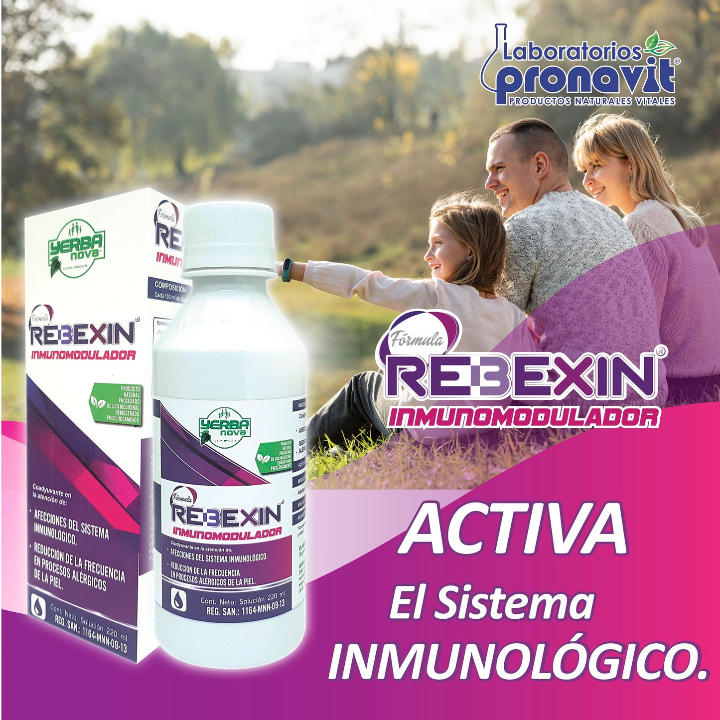 REBEXIN JARABE / RESVERATROL ANTIOXIDANTE