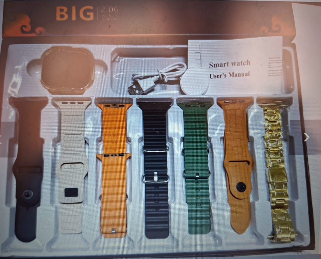 SMARTWATCH X10 ULTRA 3 CON 7 CORREAS